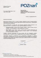 Dyplomy i podziękowania