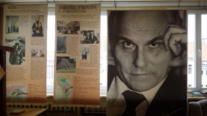 Wystawa w bibliotece - Ryszard Kapuściński