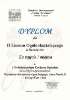 Dyplomy i podziękowania