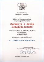 Dyplomy i podziękowania