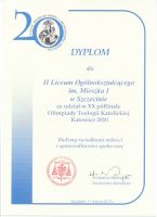 Dyplomy i podziękowania