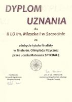 Dyplomy i podziękowania