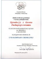 Dyplomy i podziękowania