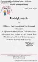 Dyplomy i podziękowania