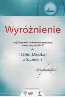 Dyplomy i podziękowania