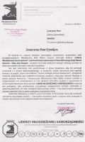 Dyplomy i podziękowania