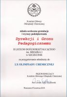 Dyplomy i podziękowania