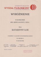 Dyplomy i podziękowania