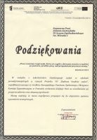 Dyplomy i podziękowania