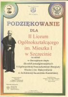 Dyplomy i podziękowania