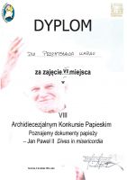 Dyplomy i podziękowania